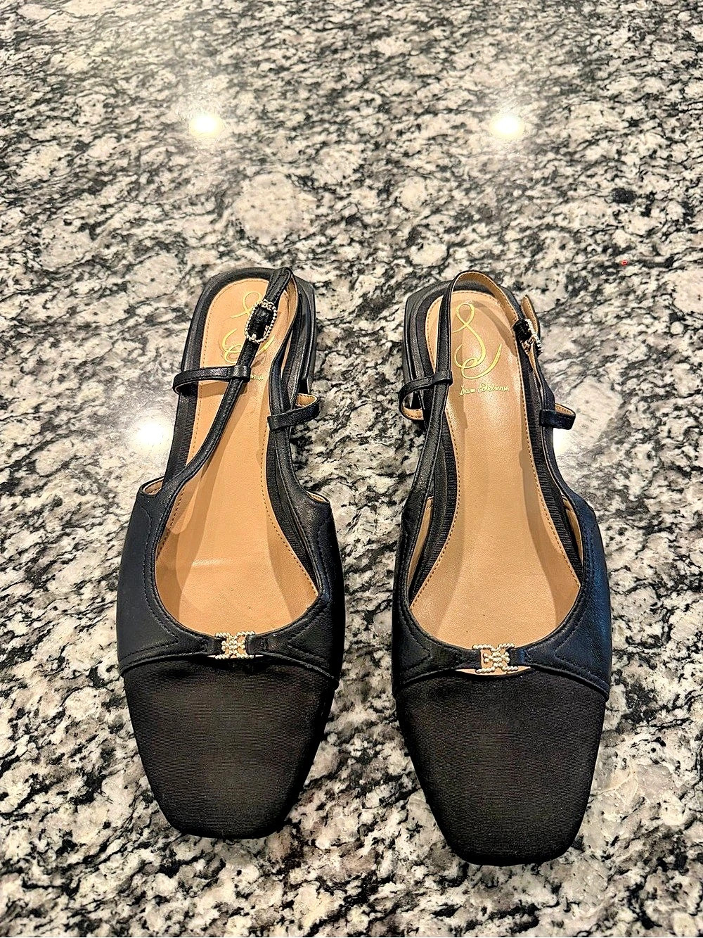 Sam Edelman Kara Slingback Flats in black